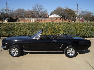 1966 ford mustang convertible 289 v8 auto w/ powersteering &amp; powertop