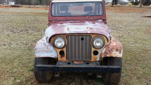 1978 ? cj7 jeep..no title...purchase as project or parts. no reserve