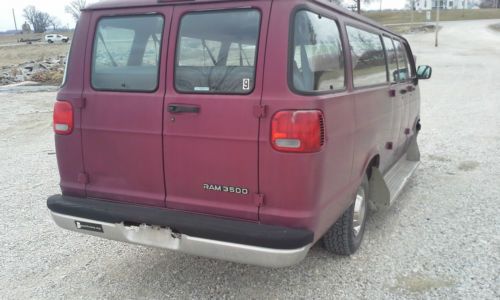 Purchase used 1997 Dodge Ram 3500 15 passenger Van in ...
