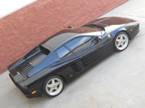 Ferrari 512tr 1992 nero black &amp; black interior 32500 mile no reserve