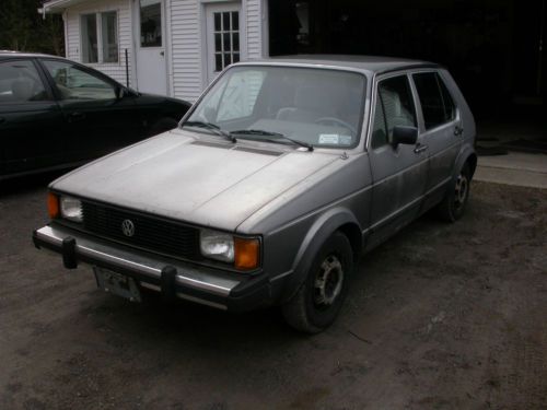 1984 vw rabbit 4 door automatic propane powered