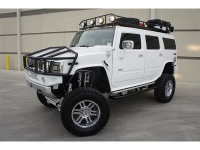 Custom lifted hummer h2 4wd 6tvs/dvd 38 inch tires cams basket sunroof nice!!