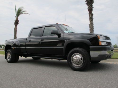 Chevrolet silverado lt 3500 crew cab dually duramax diesel 4x4 w/ allison trans.