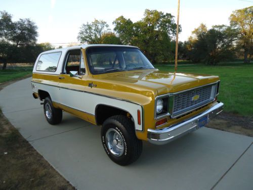 1973 chevrolet blazer k5 4x4 very clean and straight metal 105k miles no rust