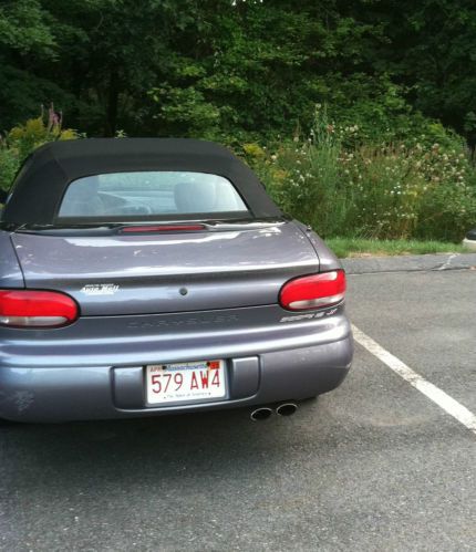 1997 chrysler sebring jxi convertible, as-is, where-is (01845), 4 new tires.
