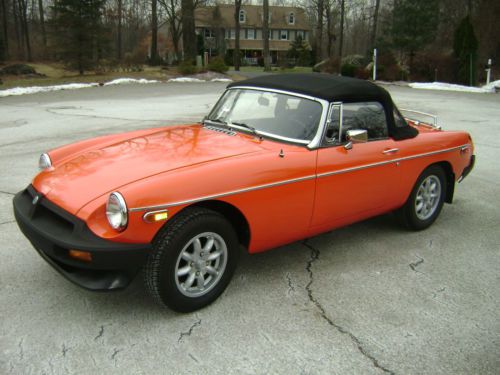 Mgb 1977...rare overdrive...hard top...mint