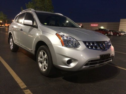 1owner 2011 nissan rogue sv silver keyless back-up camera 17&#039; alloy wheels hitch
