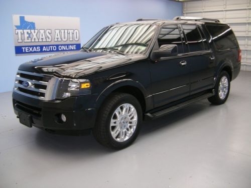 We finance!!  2011 ford expedition el limited 4x4 heated leather sync texas auto