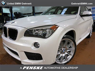 Bmw x1 sdrive28i low miles 4 dr suv automatic gasoline 2.0l 16v mineral white me