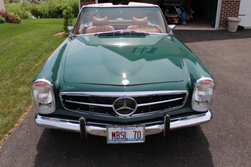 1970 mercedes 280sl convertible with hard &amp; soft top, fresh overhaul...excellent