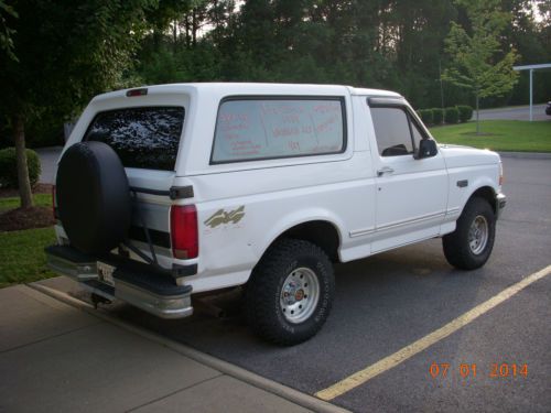Ford Bronco XLT, white, good condition, US $4,895.00, image 2