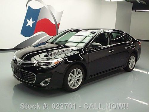 2013 toyota avalon xle htd leather blk on blk 29k miles texas direct auto
