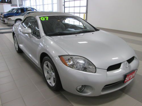 2007 mitsubishi spyder convertible we finance gray low miles subwoofer
