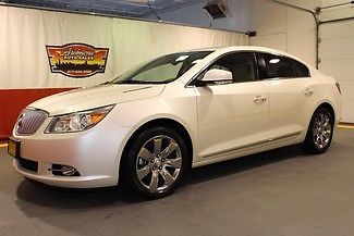 2011 buick lacrosse cxs navigation heated leather white pearl camera warranty