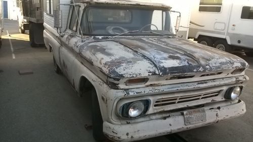 1962 chevy c-10 pickup truck fleetside starts california truck current pink slip