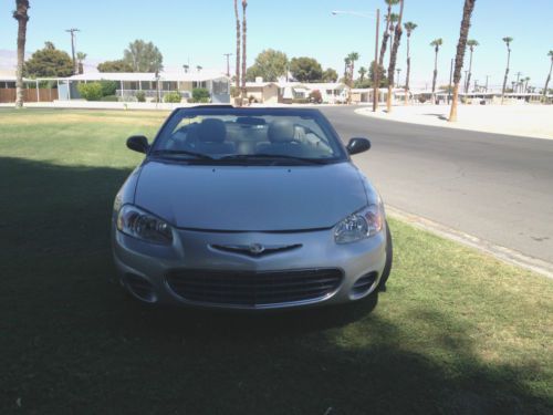 2003 chrysler sebring lx convertible 2-door 2.4l. new parts! well maintained!!