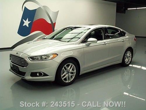 2013 ford fusion se ecoboost htd leather sunroof 34k mi texas direct auto
