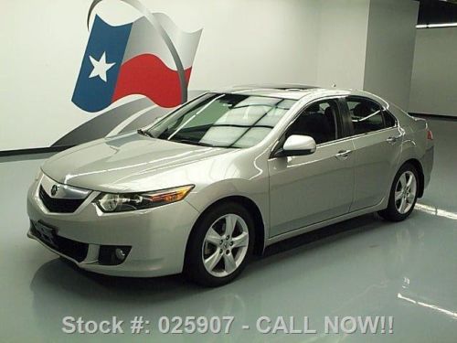 2010 acura tsx tech leather sunroof nav rear cam 66k mi texas direct auto