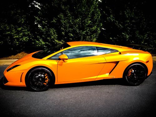 2013 lamborghini 279 miles lp550-2 gallardo pearl orange better than lp560-4