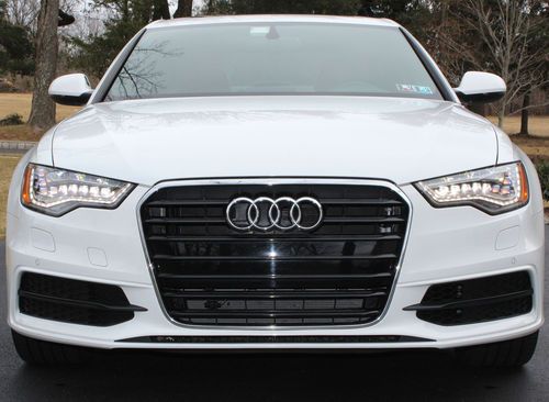 2012 audi a6 w/ led headlights, side assist, cold weather. 12,355 miles