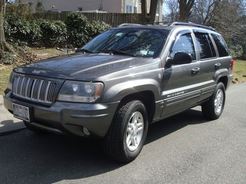2004 jeep grand cherokee limited sport utility 4-door 4.0l leather navigation