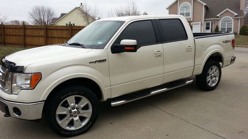 2009 f-150 lariat+ pkg 4x4 supercrew, extremely loaded!, low miles low reserve!