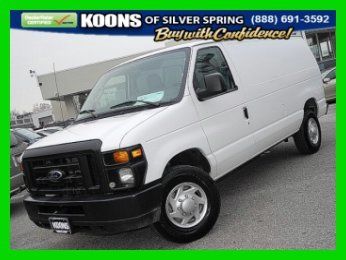 2012 ford e-250 van cargo just arrived! one owner! why buy new??? save big $$$!