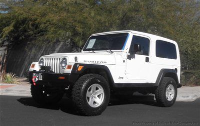 2006 jeep wrangler unlimited rubicon hard top 4x4 6sp. manual a must see