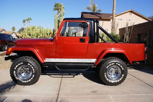 1981 jeep cj8 scrambler 4 in lift 35 inch tires with camaro iroc 350 v8 engine