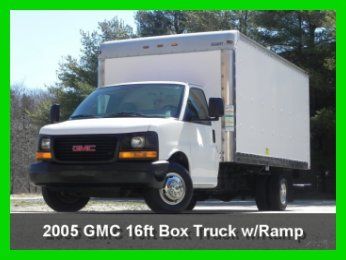 2005 gmc savana cutaway van 16ft box truck utilimaster 4.8l vortec gas drw ac
