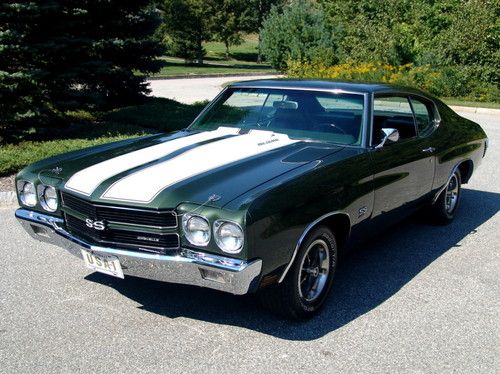 1970 chevelle ss, 396, auto, 4.11 posi, frame off restored, cowl indution, mint