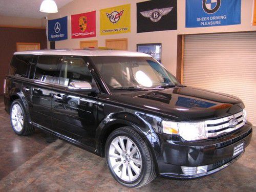 2011 ford flex limited 23k awd ecoboost nav roof heated cool leather rear camera