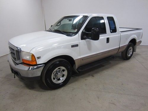 99 ford f250 7.3l turbo diesel auto rwd ext cab short bed lariat leather 80 pics