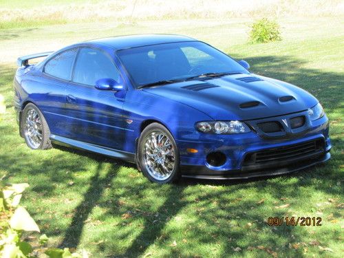 2006 pontiac gto supercharged  6speed 18 "  sap items original owner low miles