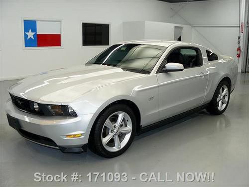 2010 ford mustang gt 5spd leather spoiler only 25k mi!! texas direct auto