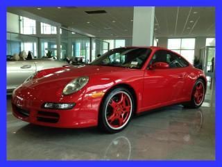 Porsche 911 carrera 4s 6spd, htd sts, bose, sport exhaust, red wheels, 1 own!!!!