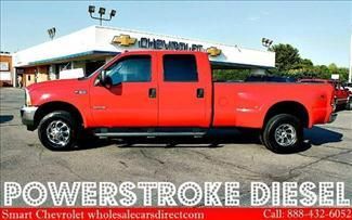 Used ford f 350 powerstroke turbo diesel 4x4 dually pickup trucks we finance drw