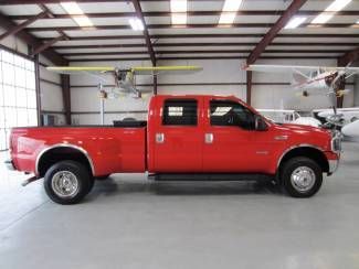 Red crew cab 6.0 power stroke diesel low miles extras new tires financing clean