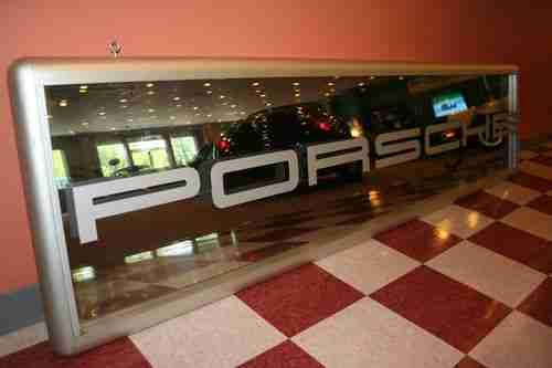 Place That Buy Cars >> Buy new PORSCHE DEALERSHIP SIGN - 8ft. long - Double Sided ... Place That Buy Cars >> Buy new PORSCHE DEALERSHIP SIGN - 8ft. long - Double Sided ...