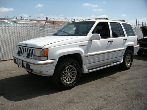 1995 jeep grand cherokee, no reserve