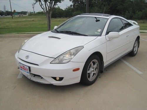 2003 toyota celica gt 1.8l 4cyl manual roof 1 owner only 122,431 miles