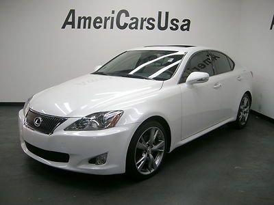 2010 is 250 navi carfax certified pearl white spotless florida beauty new tires