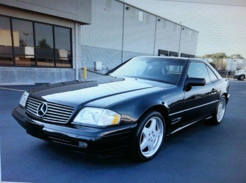 No reserve 1997 mercedes-benz sl500 convertible, leather, wood trim, amg wheels