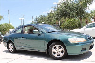 2002 green honda accord coupe ex auto w/leather