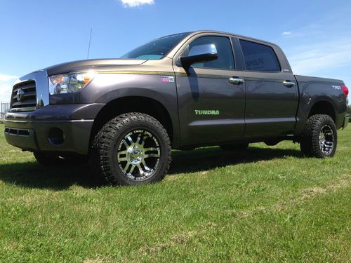 2008 toyota tundra trd limited crew max 4x4 lifted custom paint