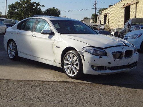 2011 bmw 535i damaged rebuilder runs! loaded low miles nice unit export welcome!