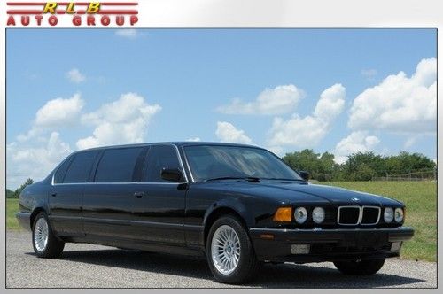 1988 750il custom stretch limousine one owner! 29,000 original miles! like new!