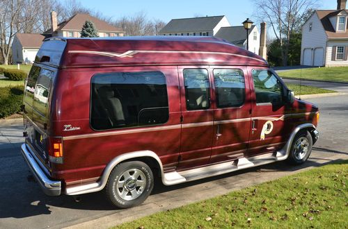 2004 ford la west burgundy conversion van with 50,000 miles (highway).
