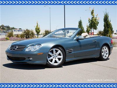 2003 sl500 roadster: offered by authorized mercedes-benz dealership, superb