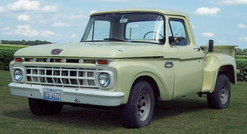 1965 ford f100 flareside shortbed 6-cylinder pickup